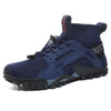 Barfußschuh in Navy mit atmungsaktivem Mesh-Obermaterial, elastischem Knöchelabschluss und robuster, rutschfester Sohle – ideal für Outdoor-Aktivitäten