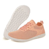 Barfußschuhe in zartem Rosa mit weißer Sohle – ultraleicht, atmungsaktiv und ideal für ein natürliches Laufgefühl im Alltag.